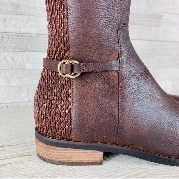 Cole Haan NWOB Isabel Stretch Back Riding Boots - Picture 2 of 14